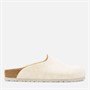 Birkenstock Womens Amsterdam Clogs Eggshell