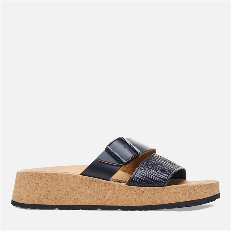 Birkenstock Damen Almina Zwei Riemen Sandalen Schwarz