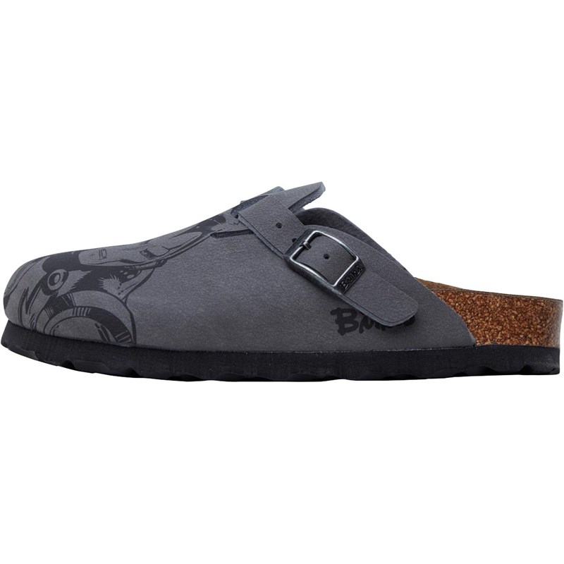 Buy Birkenstock Infant Boys Woodby BirkoFlor Narrow Fit Sandals Ironman Line Art Grey