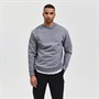 Selected Sweatshirts Homme Slhrelaxhoffman S Noos Homme Gris Clair Chiné