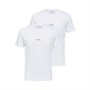 Selected T-Shirts Homme Slhlink EMB W Homme Blanc