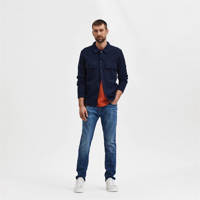 Selected Heren Homme Bal Also Anotherlex 24603 MB Smph Slim fit jeans Middelblauw