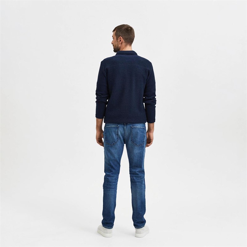 Selected Heren Homme Bal Also Anotherlex 24603 MB Smph Slim fit jeans Middelblauw