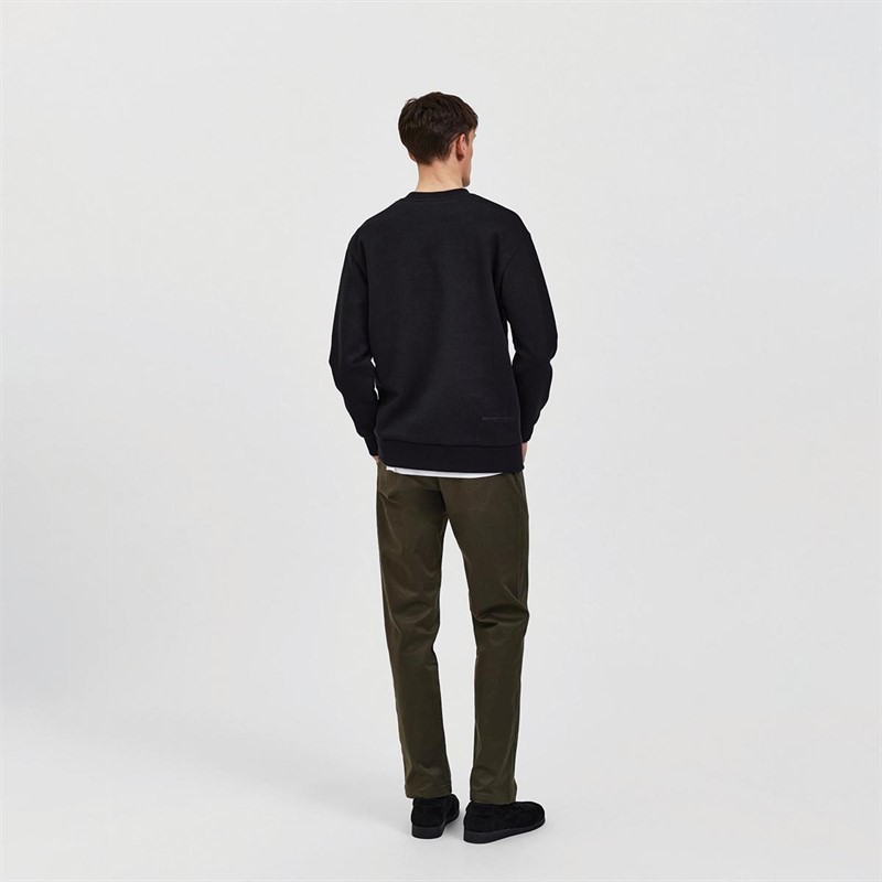 Selected Herre Homme Slhrelaxhoffman S Noos Sweatshirts Sort