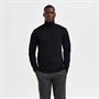 Selected Heren Homme Slhrory B T-shirts met lange mouwen Zwart