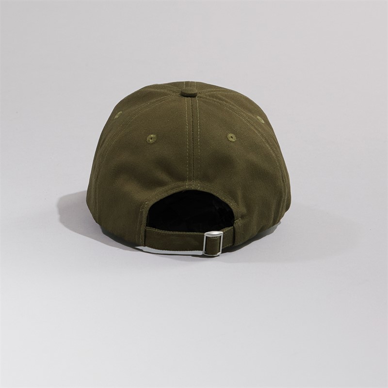 Selected Homme Mens Winston Embroidery Cap Burnt Olive