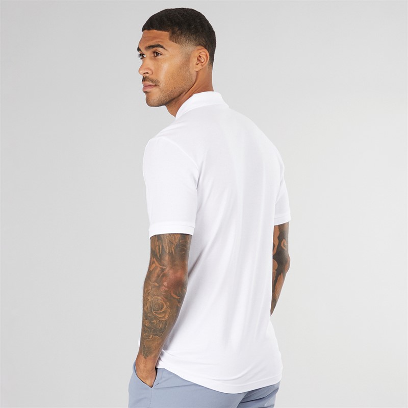 Selected Homme Mens Sergio Short Sleeve Polo Bright White