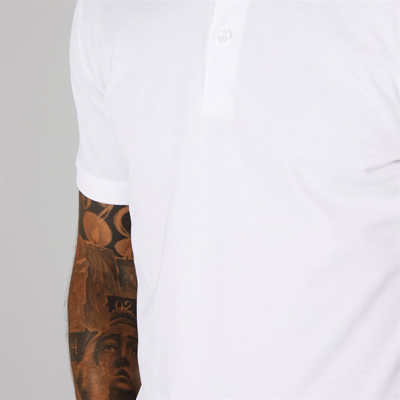 Selected Homme Mens Sergio Short Sleeve Polo Bright White