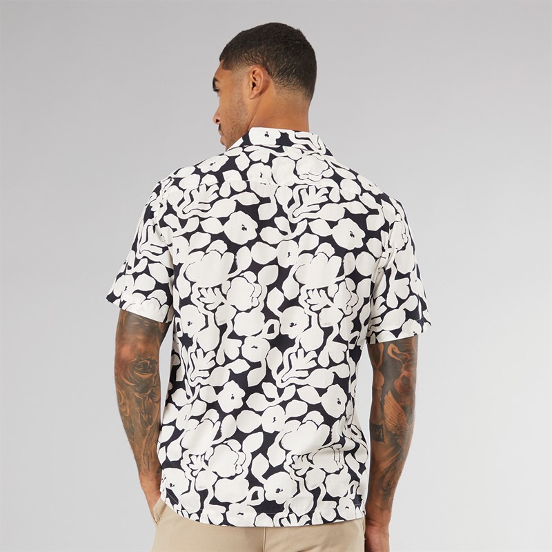 Selected Homme Mens Air Short Sleeve Shirt Black