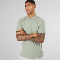 Selected Homme Mens Sergio Short Sleeve Polo Iceberg Green