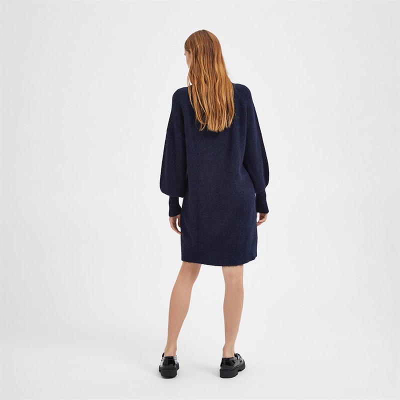 Selected Femme Robes Womes Femme Bleu Marine