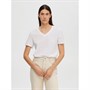 Selected Femme Dame Essential Overdele Hvid