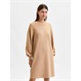 Selected Femme Robes Tenny Femme Beige