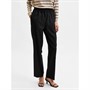Selected Femme Dame Aletta Afslappede bukser Sort