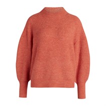 SIRUP COPENHAGEN Dames Margit Pullover Truien Gemeleerd Oranje