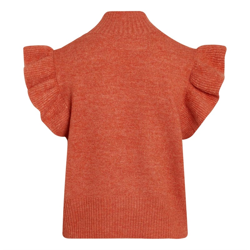SIRUP COPENHAGEN Dame Frida Frill Overdele Orange Mergel