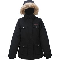 True North Dame W.Softshell Parka Sort