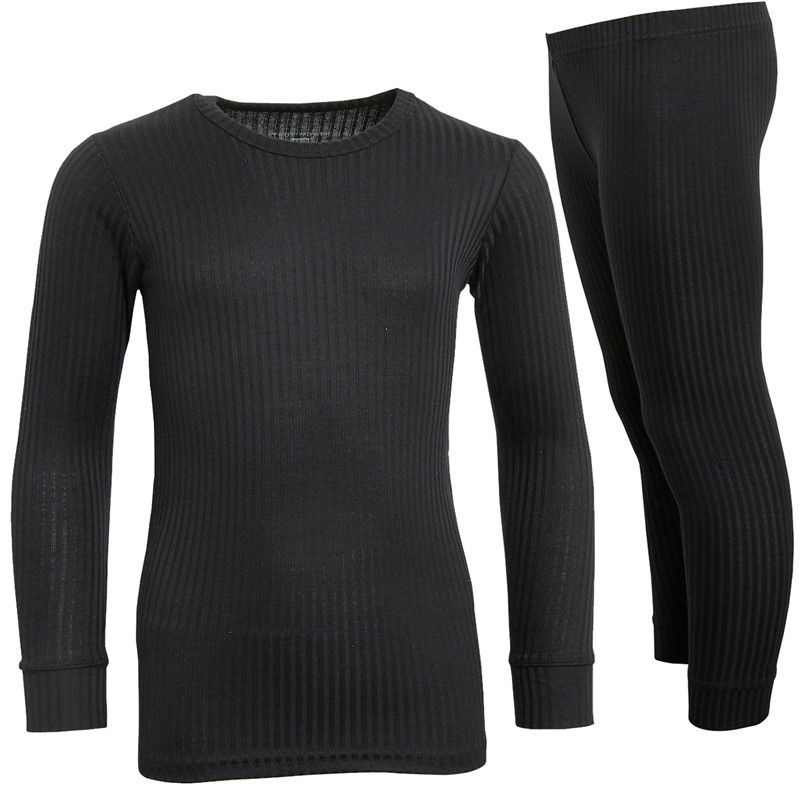 True North Jongens Baselayer Zwart