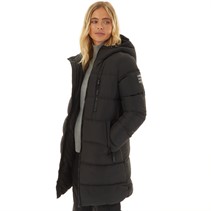 True North Damen Zink Gunilla Mantel Schwarz