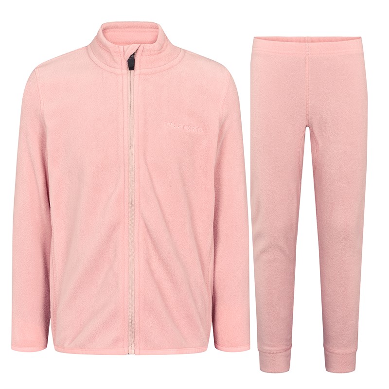 True North Mädchen Fleece Set Rosa