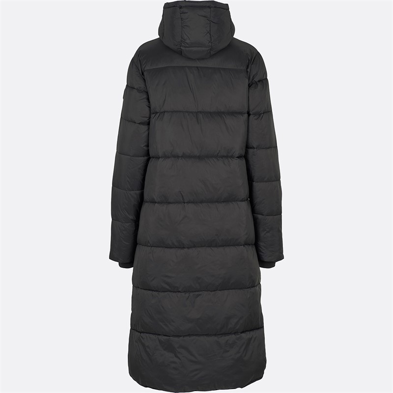 True North Damen Iza Steppmantel Schwarz