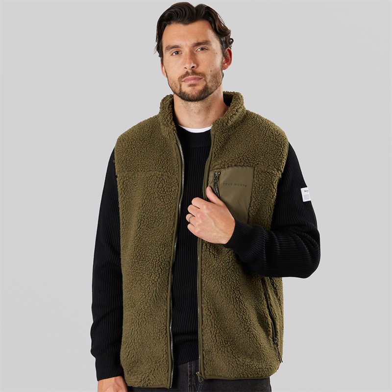 True North Mens Pile Vest Tarmac