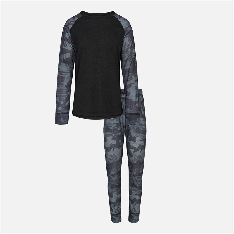 True North Junge Baselayer Set Camo Kombi