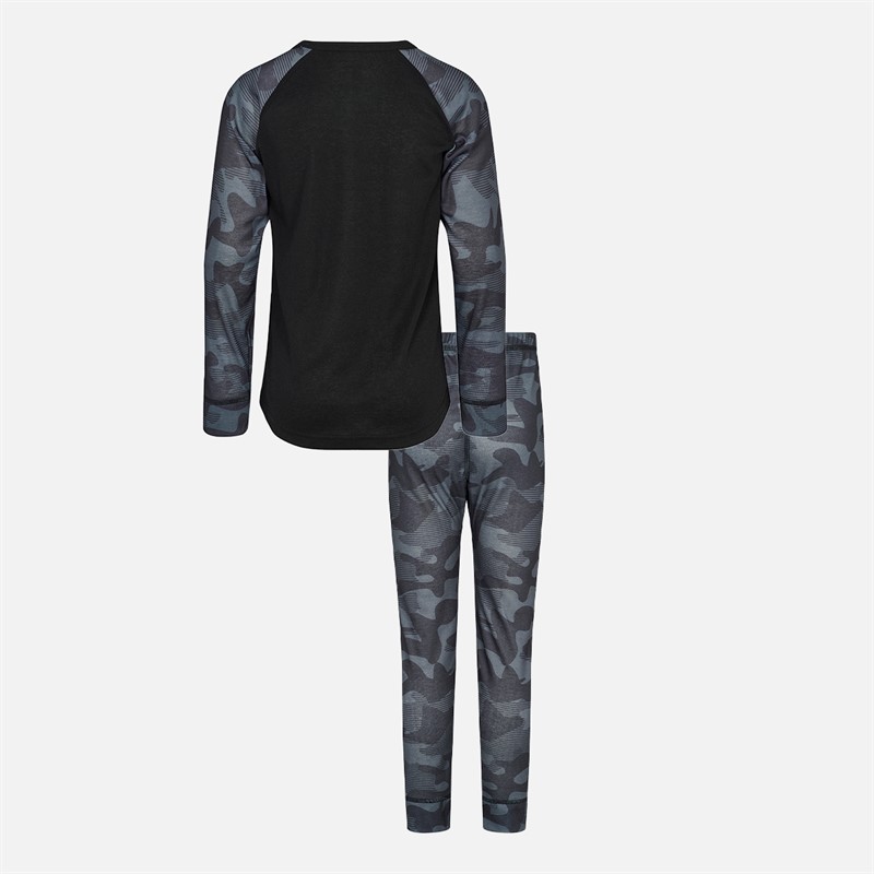 True North Junge Baselayer Set Camo Kombi
