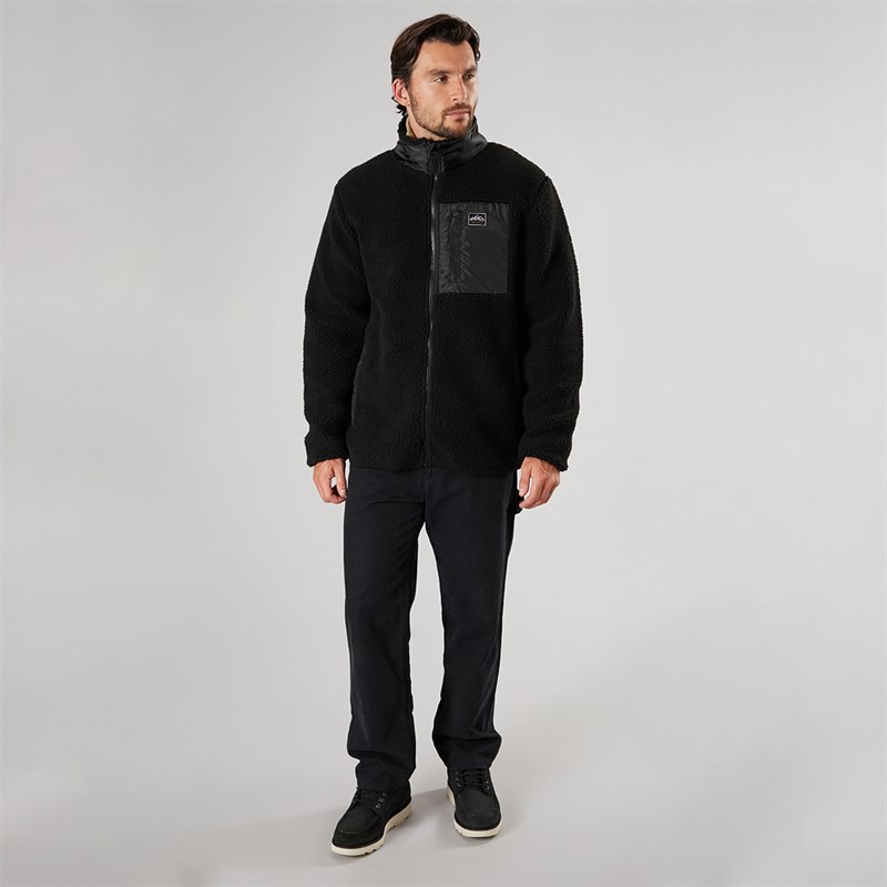 True North Mens Pile Jacket Black