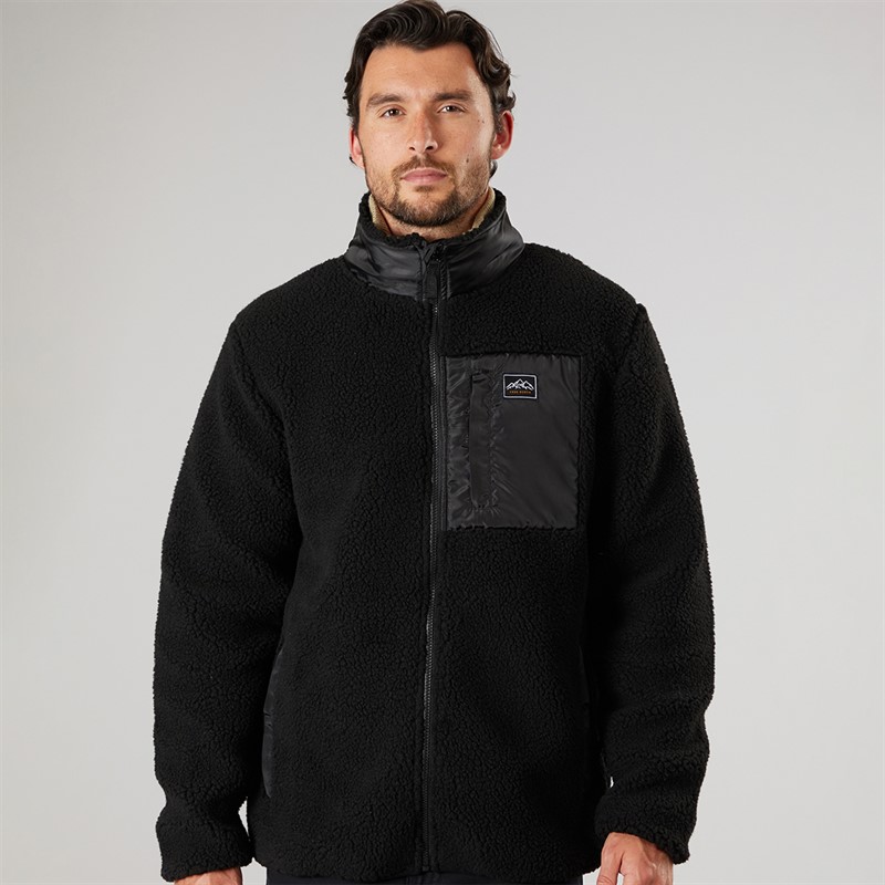True North Mens Pile Jacket Black
