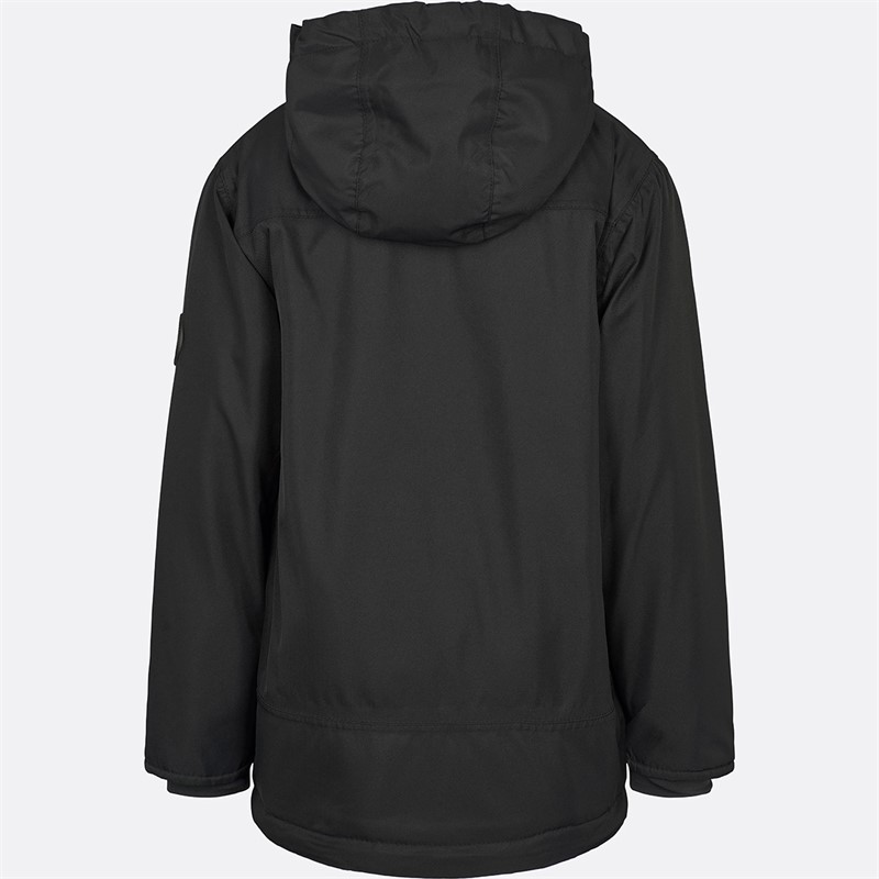 True North Kinder wasserdichte Jacke schwarz