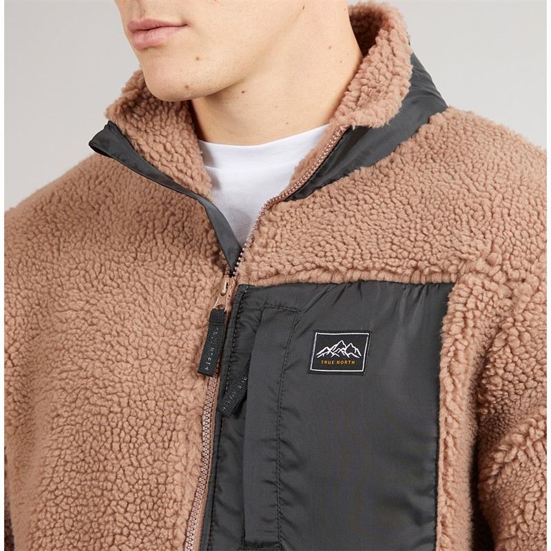 True North Herren Fleece Jacke Rinde