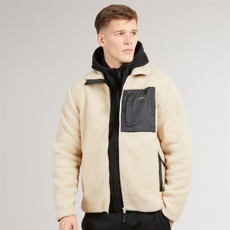 True North Herren Pile Jacke Beige