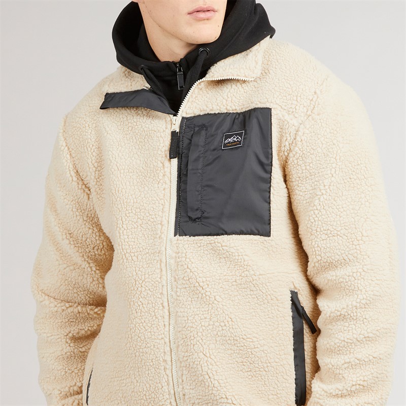 True North Herren Pile Jacke Beige