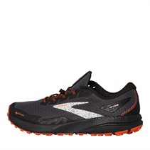 BROOKS Mens Divide 4 Gore-Tex Trail Running Shoes Black/Firecracker/Blue