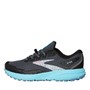 BROOKS Womens Divide 4 Trail Running Shoes Black/Ebony/Bluefish