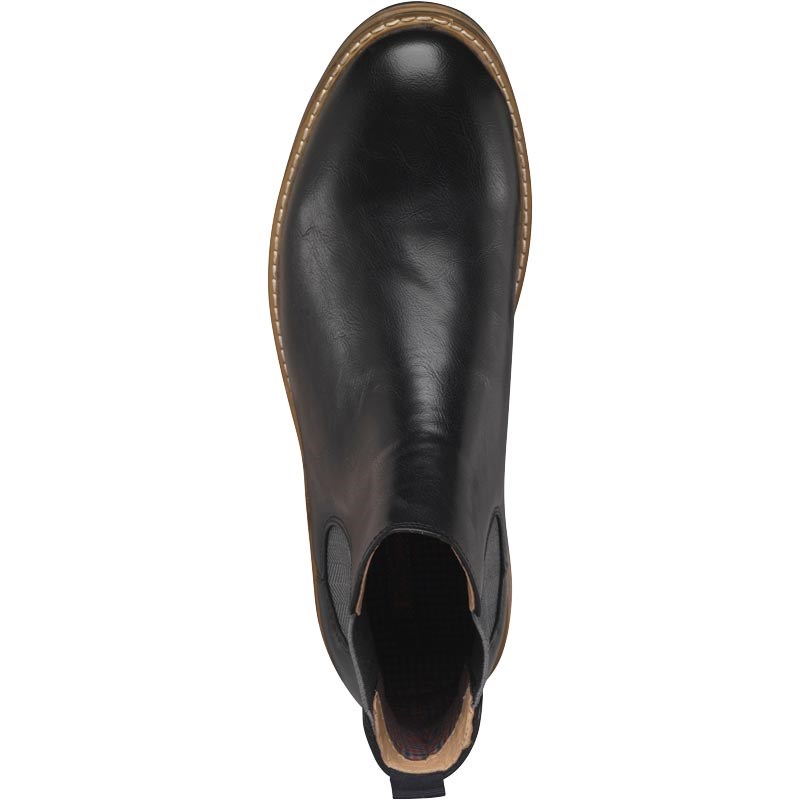 Ben Sherman Mens Tribute Chelsea Boots Black