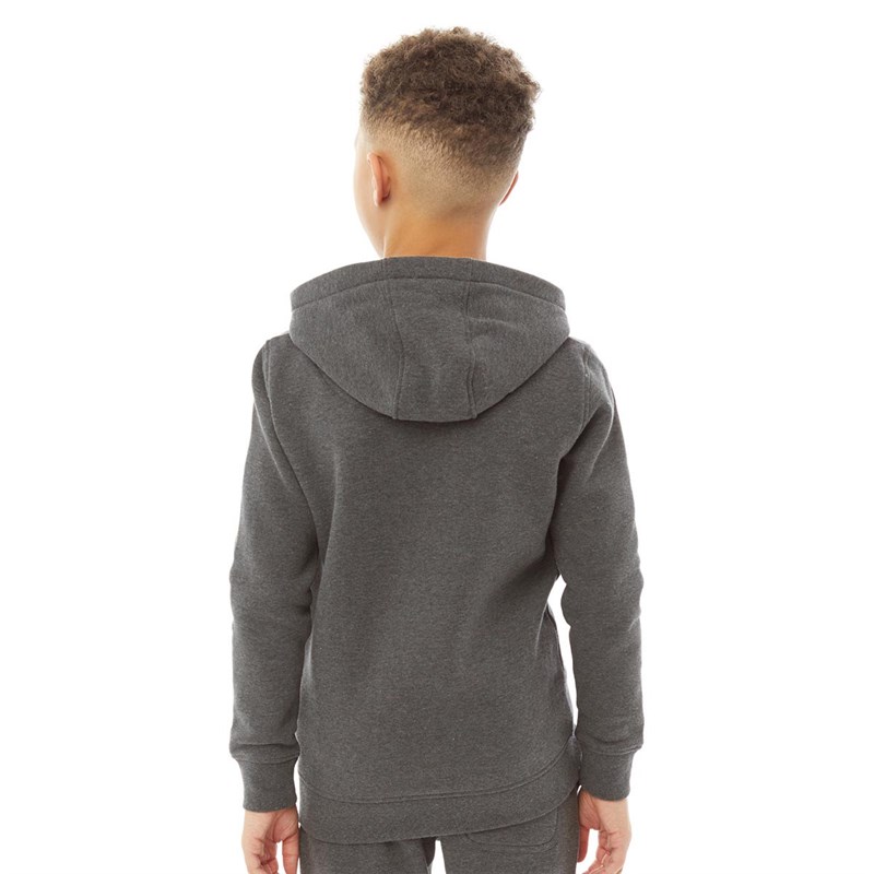 Ben Sherman Boys The Original OTH BB Hoodie Charcoal Grey Marl