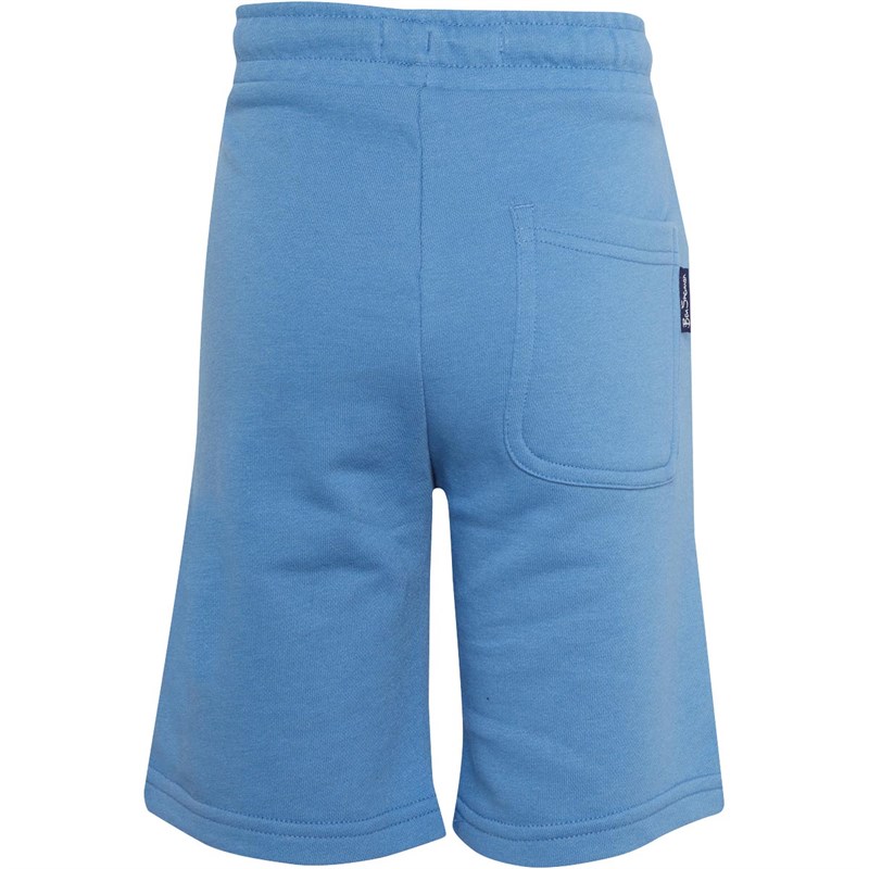 Ben Sherman Childrens Script LB Sweat Shorts Blue Heaven