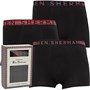 Ben Sherman Herren Elvy Trunks Boxershorts Schwarz