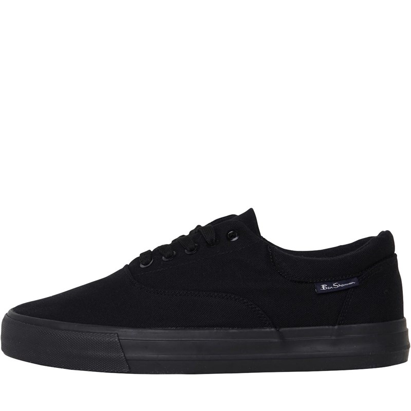 mens wide fit canvas pumps
