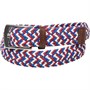 Ben Sherman Mens Arlington Belt Red White Blue
