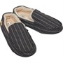 Ben Sherman Mens Aman Moccasin Slippers Grey/Ecru