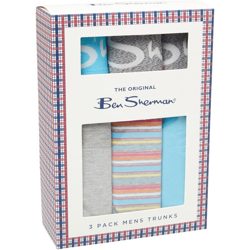 Ben Sherman Herren Jasper Boxershorts Mehrfarbig