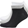 Ben Sherman Mens Barbaro Three Pack Socks Black/White/Grey