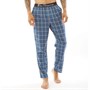 Ben Sherman Mens Zyair Woven Lounge Pants Blue Check