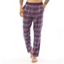 Ben Sherman Mens Ambrose Woven Lounge Pants Blue/Red Check