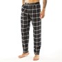 Ben Sherman Herre Seven Woven Lounge Hjemmetøj Sort Ternet