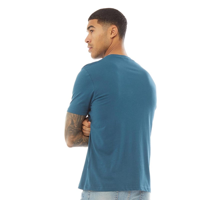 Ben Sherman T-Shirts Fractured Target Homme Bleu Mer