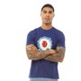 Ben Sherman Herren Plectrum Target T-Shirts Blau
